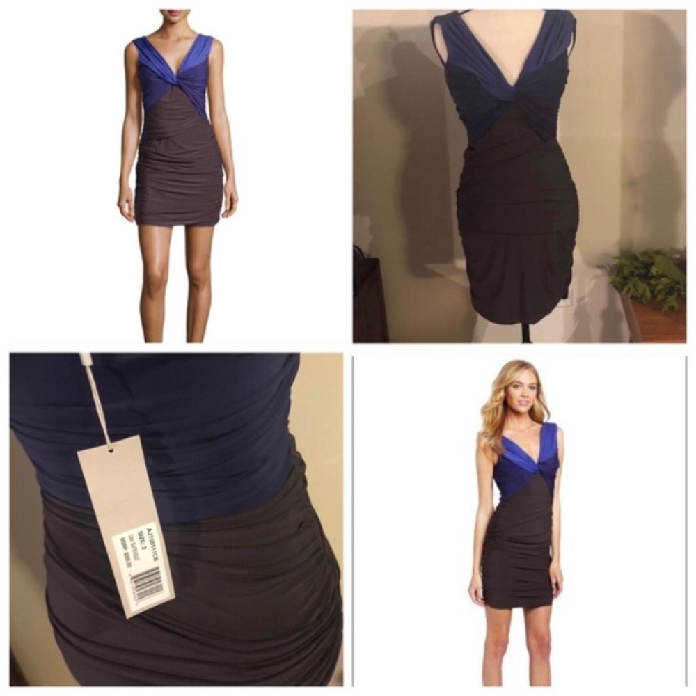 NWT Halston Heritage Twisted Bodycon Dress